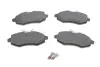 Гальмівні колодки дискові CITROEN C2/C3 &quot;F &quot;02&gt;&gt; =&quot;&quot; Delphi LP1716 (фото 1)
