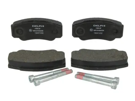 Комплект тормозных колодок задн., CITROEN JUMPER I FIAT DUCATO PEUGEOT BOXER 1.9D-2.8D 02.94- Delphi LP1790