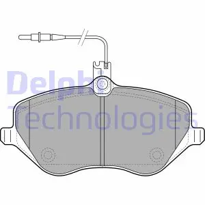 Гальмівні колодки дискові CITROEN/PEUGEOT C5/C6/607/407 "F "04>> ="" Delphi LP1891