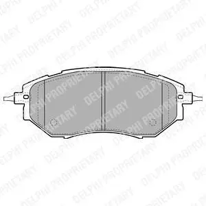 Гальмівні колодки дискові SUBARU Forester/Legacy/Outback/Tribeca "F "04>> ="" Delphi LP1941