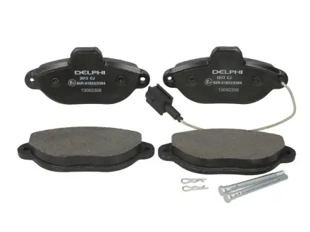 Гальмівні колодки дискові FIAT/FORD/LANCIA 500/Panda/Punto/Ka \'\'F \'\'07>> ="" Delphi LP2013