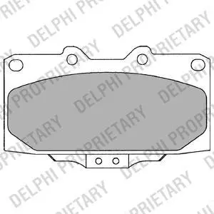 A_Гальмівні колодки дискові SUBARU Impreza "F "00-07 - знято з виробництва ="" Delphi LP2044