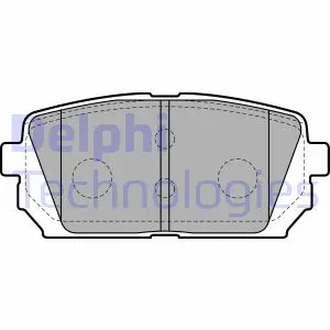 Комплект гальмівних колодок Delphi LP2051