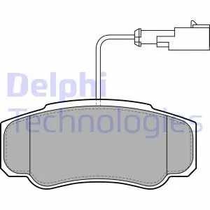 Гальмівні колодки дискові NISSAN/RENAULT NT400/Cabstar/Maxity "R "06>> ="" Delphi LP2054