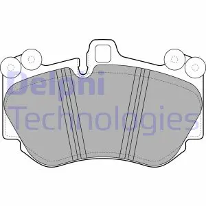 A_Гальмівні колодки дискові PORSCHE Caenne "F "03-07 ="" Delphi LP2116