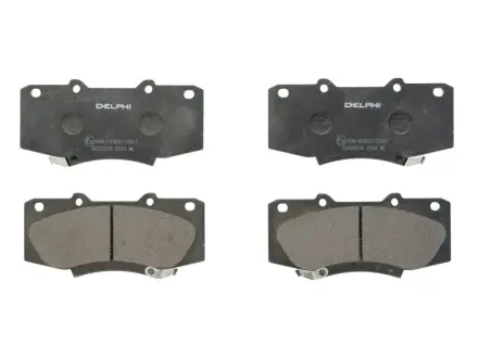 Гальмівні колодки дискові TOYOTA Hilux/Fortuner "F "07>> ="" Delphi LP2244