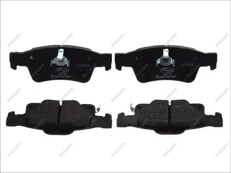 Комплект гальмівних колодок задн, DODGE DURANGO JEEP GRAND CHEROKEE, GRAND CHEROKEE IV VW PASSAT B2 1.8-6.4 05.86- Delphi LP2251 (фото 1)