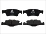 Комплект гальмівних колодок задн, DODGE DURANGO JEEP GRAND CHEROKEE, GRAND CHEROKEE IV VW PASSAT B2 1.8-6.4 05.86- Delphi LP2251 (фото 1)