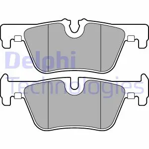 Гальмівні колодки дискові BMW 1(F20)/3(F30) "R "11>> ="" Delphi LP2286
