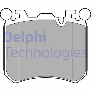 Гальмівні колодки дискові BMW X5(E70) "F "09>> ="" Delphi LP2287