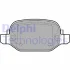 Комплект гальмівних колодок задн, FIAT 500, 500 C, 500L 0.9-1.6D 10.07- Delphi LP2475 (фото 1)