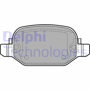 Комплект гальмівних колодок задн, FIAT 500, 500 C, 500L 0.9-1.6D 10.07- Delphi LP2475