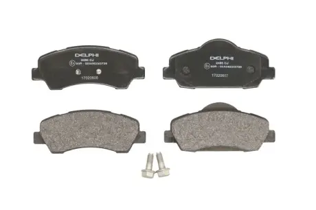 Колодки гальмівні (передні) Citroen C4 Cactus 14-/C-Elysee/Peugeot 301 12-/308 II 13- Delphi LP2485