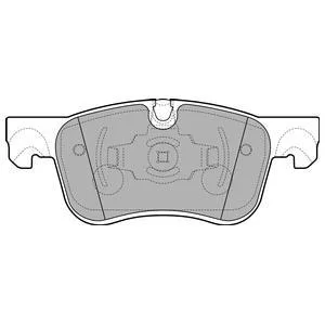 Гальмівні колодки пер. Citroen C4 13- (ATE) Delphi LP2689