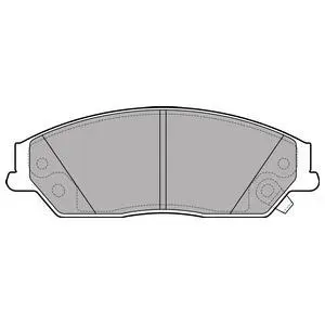 Гальмівні колодки дискові TOYOTA Camry VIII (XV50) "F "11-18 ="" Delphi LP2714