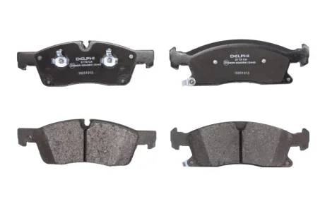 Комплект гальмівних колодок передн, DODGE DURANGO JEEP GRAND CHEROKEE, GRAND CHEROKEE IV 3.0D-6.4 11.10- Delphi LP3173