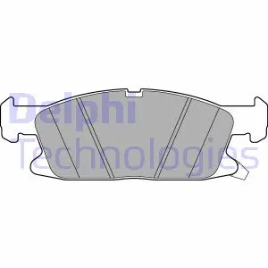 Комплект гальмівних колодок Delphi LP3241