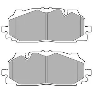 Гальмівні колодки пер. Audi A5/Q7 /VW Touareg III 15- (AKEBONO) (194.2x73.8x16.7) Delphi LP3272 (фото 1)