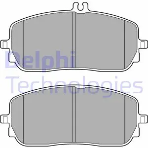 Комплект гальмівних колодок Delphi LP3437