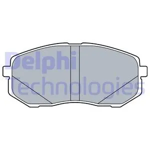 Комплект гальмівних колодок Delphi LP3538