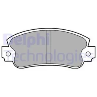 Комплект гальмівних колодок LP0353 Delphi LP353