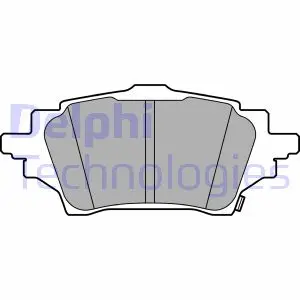 Комплект гальмівних колодок Delphi LP3608