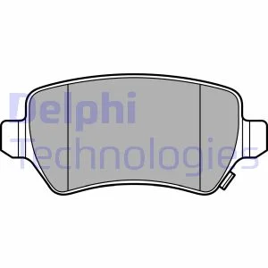 Гальмівні колодки до дисків (з болтами) Delphi LP3615