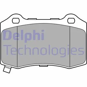 Комплект гальмівних колодок Delphi LP3676
