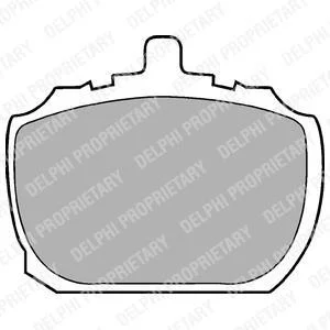 A_Гальмівні колодки дискові FORD Transit "F "68-91 ="" Delphi LP45