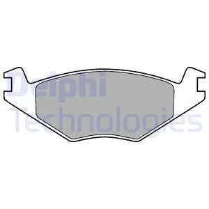 Гальмівні колодки дискові SEAT/VW Cordoba/Ibiza/Golf/Polo "F "79-99 ="" Delphi LP505