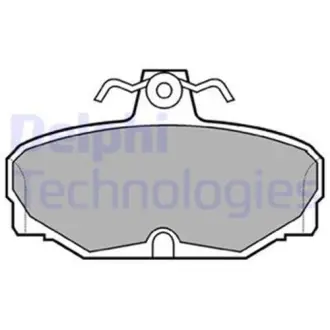 Гальмівні колодки дискові FORD Scorpio/Escort/Sierra "R 82-95 ="" Delphi LP507