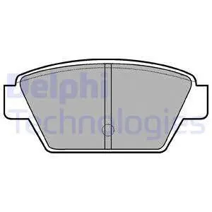Гальмівні колодки дискові MITSUBISHI Colt/Eclipse/Galant/Lancer "90-96 ="" Delphi LP533