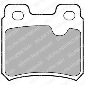 Комплект гальмівних колодок LP0586 Delphi LP586