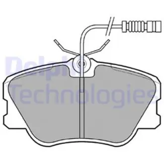 Гальмівні колодки дискові MERCEDES 190(W201)/E(W124) "F "84-95 ="" Delphi LP608