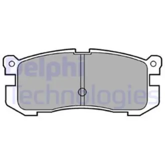 Комплект гальмівних колодок LP0624 Delphi LP624