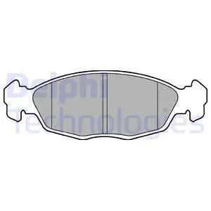 Гальмівні колодки дискові OPEL/DAEWOO Astra/Combo/Tigra/Vectra/Corsa/Lanos/Nexia \'91-98 ="" Delphi LP702