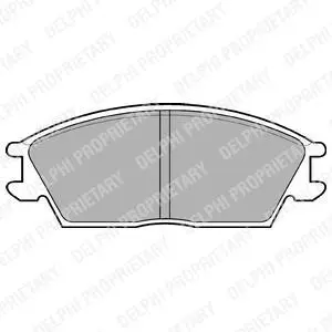 Гальмівні колодки дискові HYUNDAI Eccent/Lantra/Exel/Pony "90-99 ="" Delphi LP704