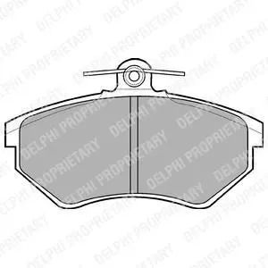 Гальмівні колодки дискові AUDI/SEAT/VW 80/Cordoba/Ibiza/Toledo/Golf/Passat "F "88-99 ="" Delphi LP770
