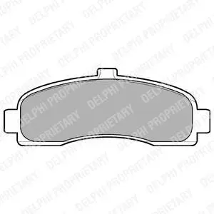 Комплект гальмівних колодок LP0779 Delphi LP779