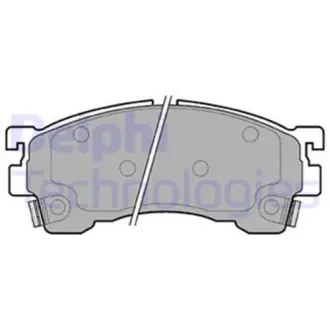 Гальмівні колодки дискові MAZDA Xedos-6/MX-6/626/323/Premacy "F "91-03 ="" Delphi LP801