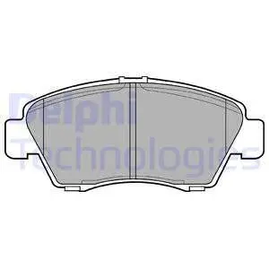 Гальмівні колодки дискові HONDA Civic 97-01 ="" Delphi LP809