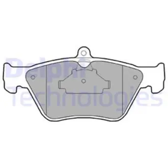 Гальмівні колодки дискові OPEL/SAAB Calibra/Omega/Vectra/900 "F "90-99 ="" Delphi LP873