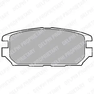 Комплект гальмівних колодок LP0921 Delphi LP921