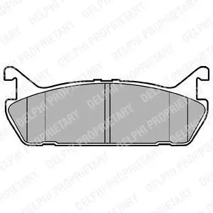 Гальмівні колодки дискові SUZUKI/DAIHATSU/MAZDA Baleno/Applause/MX5/323/RX7 "F "89-02 ="" Delphi LP931