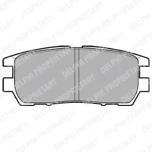 Гальмівні колодки дискові MITSUBISHI L400/Space Gear/Pajero/Sigma "R ="" Delphi LP954