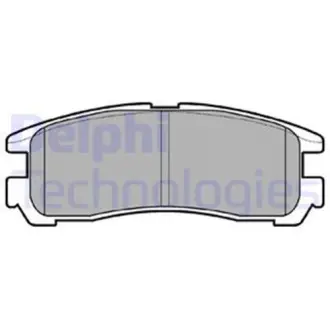 Гальмівні колодки дискові MITSUBISHI Sigma/Space/Galant/Pajero "R "91-07 ="" Delphi LP955