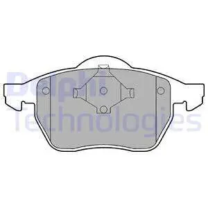 Гальмівні колодки дискові AUDI/SEAT/SKODA/VW A3/TT/Leon/Octavia/Bora/Golf/Jetta "94-05 ="" Delphi LP978