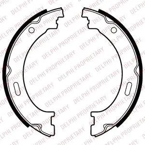 Гальмівна колодка Delphi LS2041