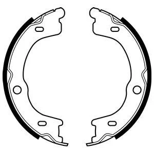Гальмівна колодка KIA SORENTO I 2.5D/3.3 08.02-12.11 Delphi LS2048