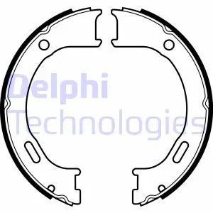 Гальмівна колодка Delphi LS2076